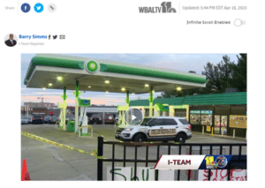 BP Gas Station where shooting took place